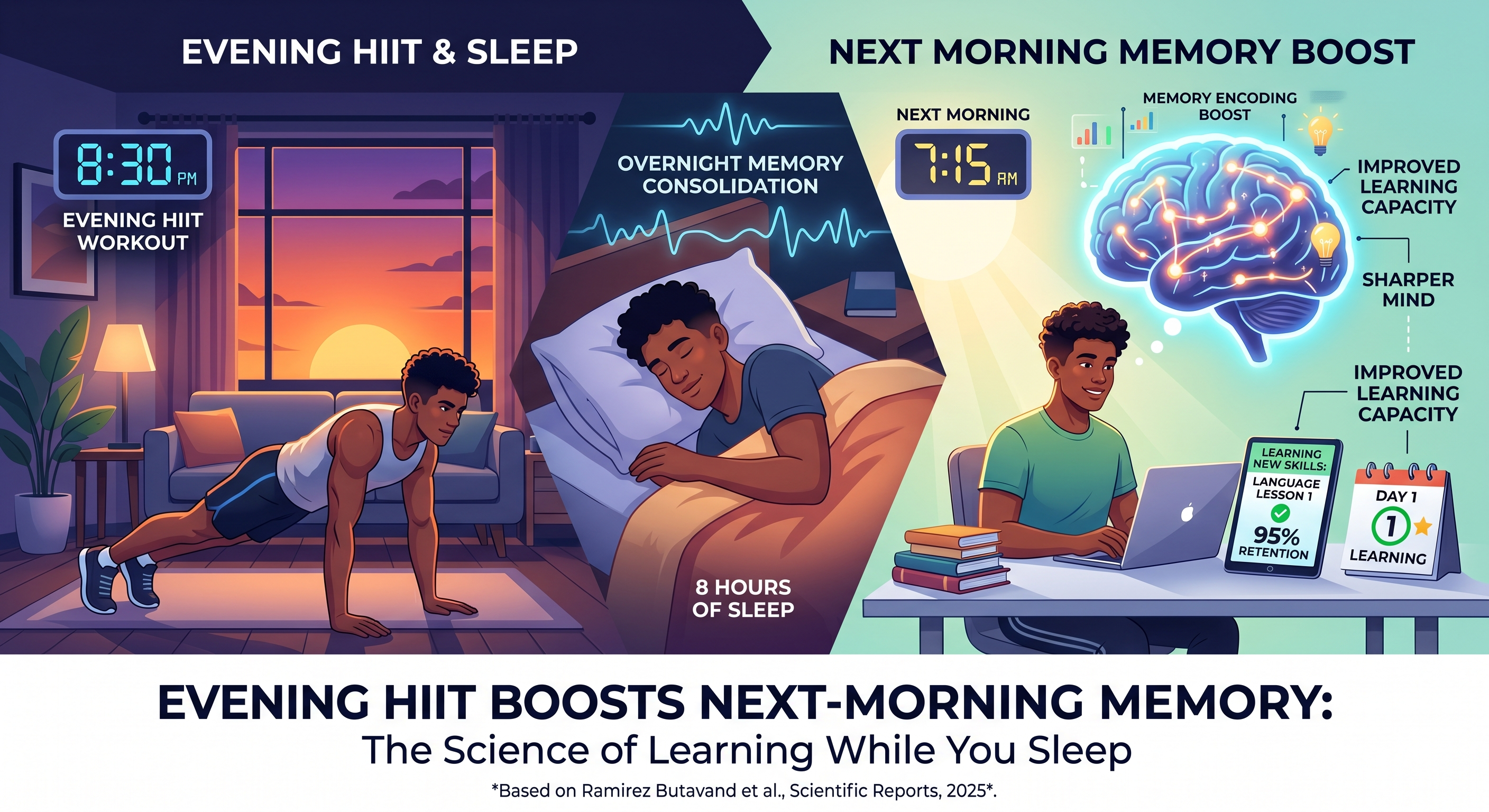 Want to Boost Your Memory? An Evening HIIT Workout Might Be the Secret