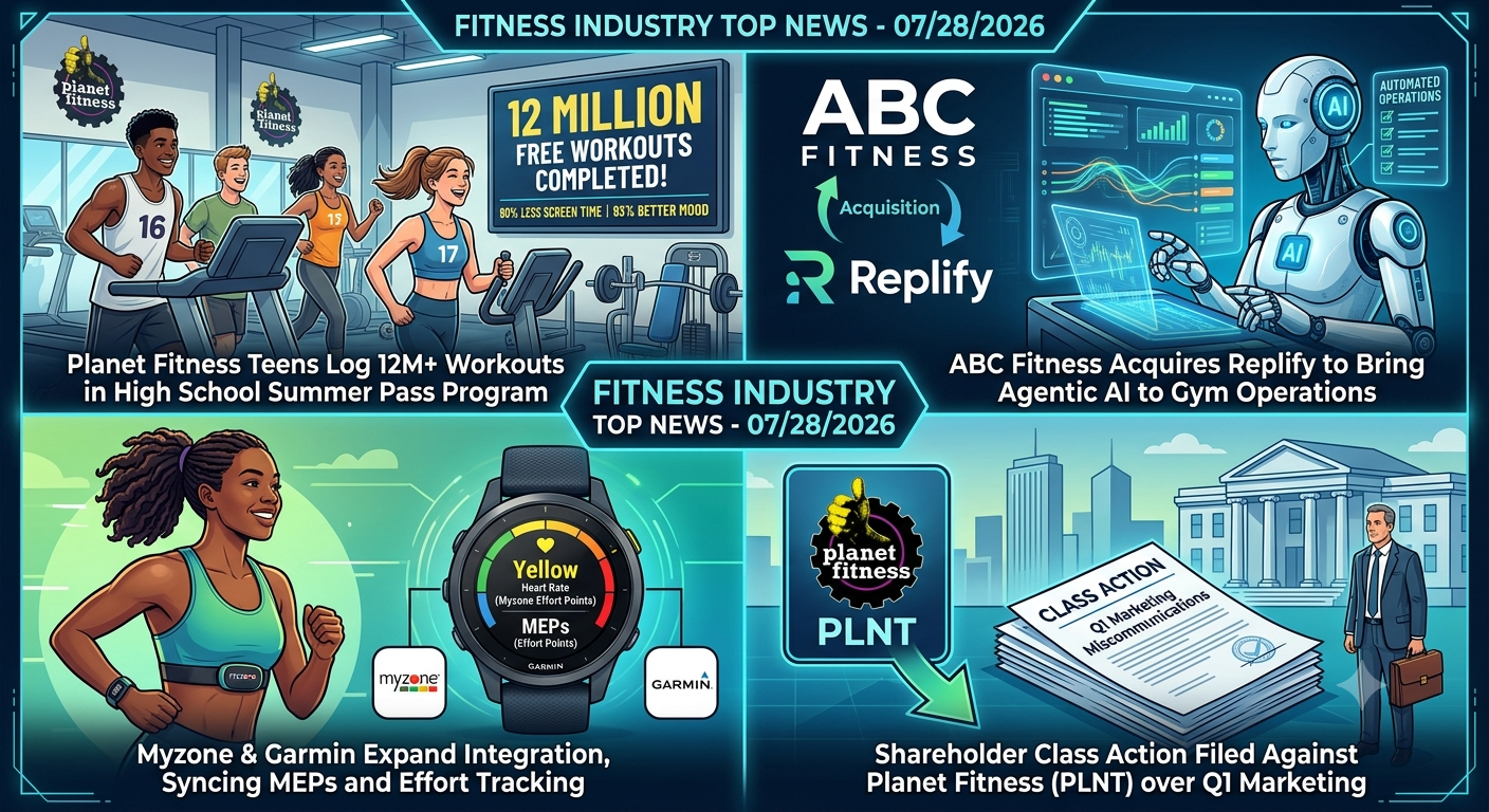 Your Daily Fitness Industry Wrap-Up 7/28/26