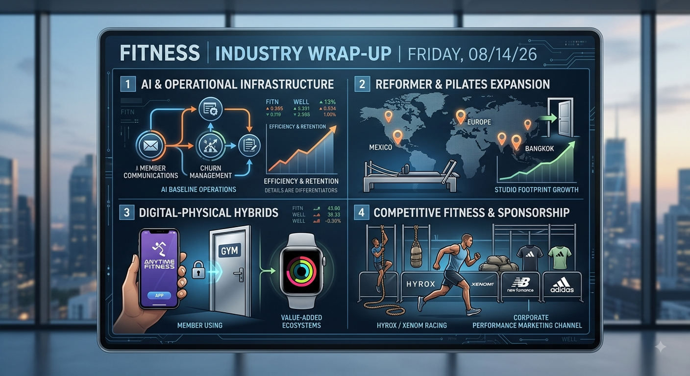 Your Fitness Industry Daily Wrap-Up 8-14-26