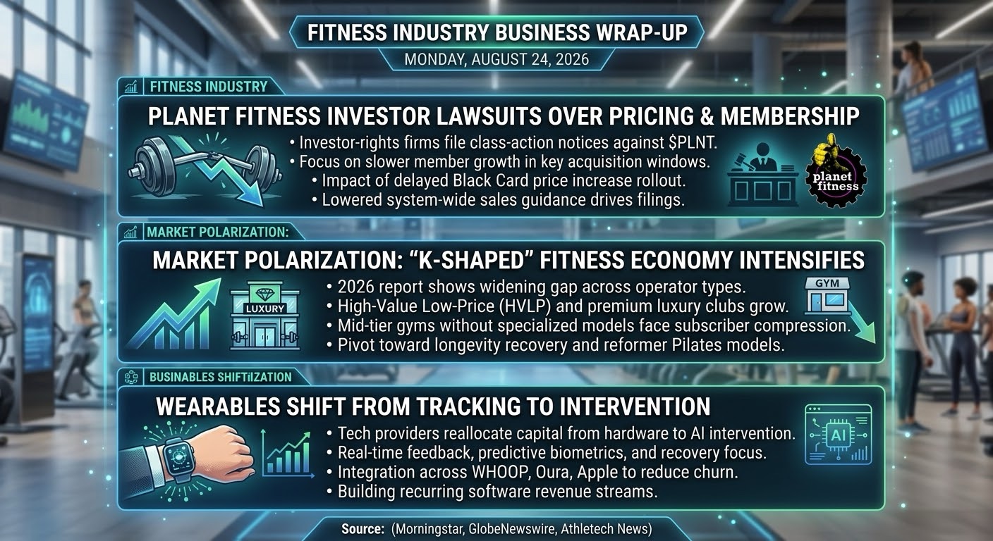 Your Fitness Industry Daily Wrap-Up 8-24-26