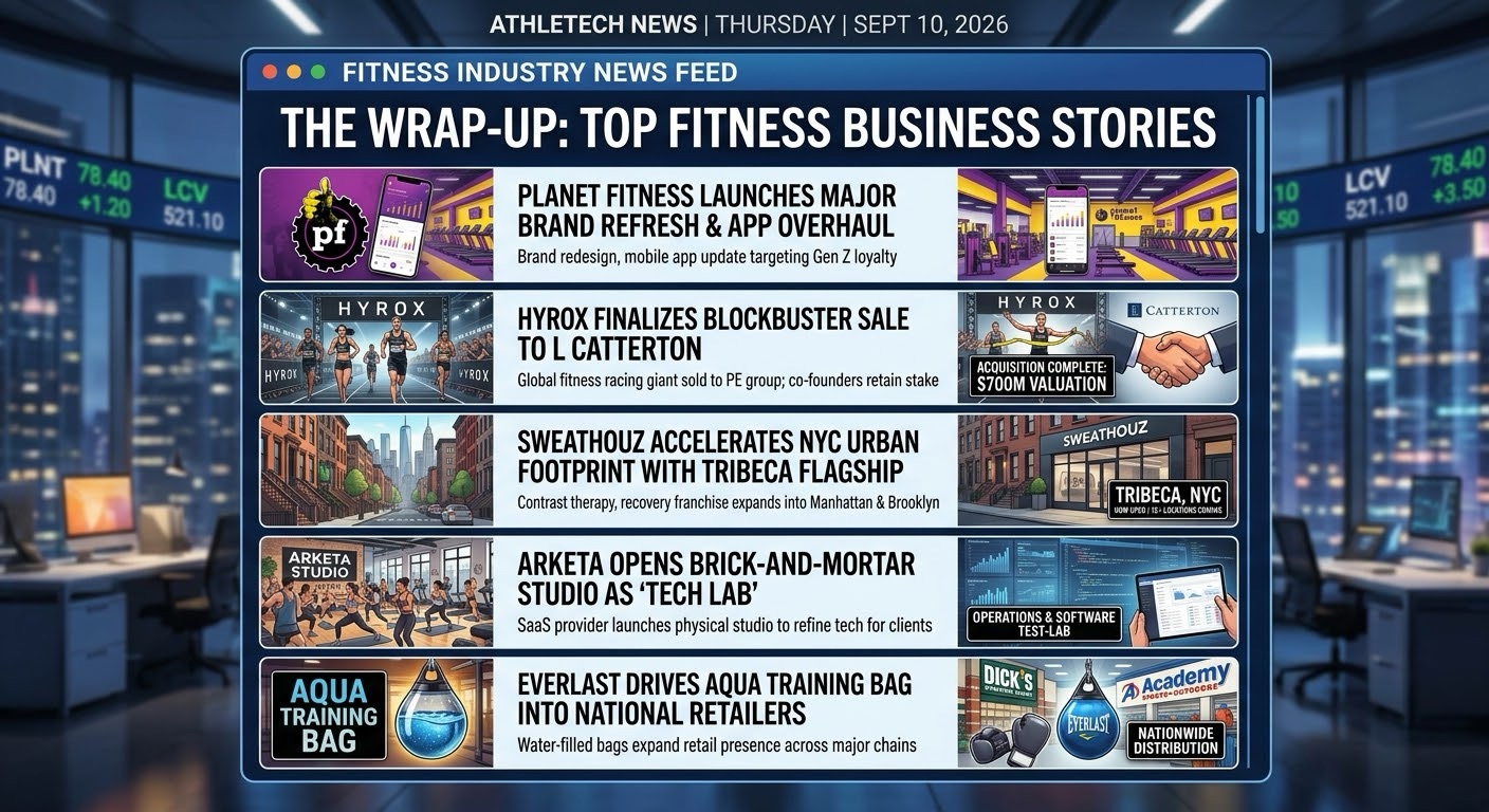 Your Fitness Industry Daily Wrap-Up 09/10/26