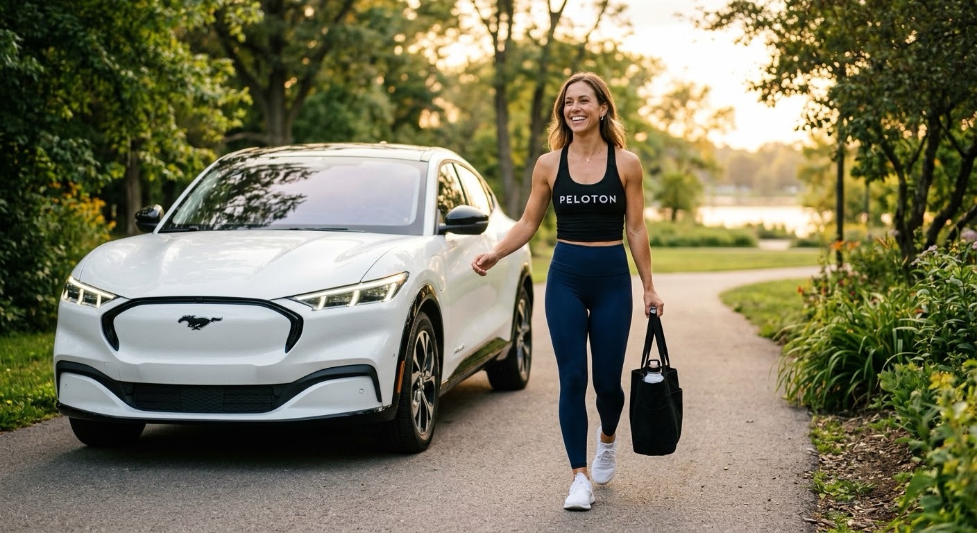 Fitness Folks I Admire: Emma Lovewell on Motherhood, Movement, and Her Mustang Mach-E